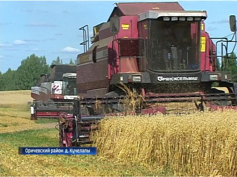 Кировские сельхозпредприятия собрали треть урожая