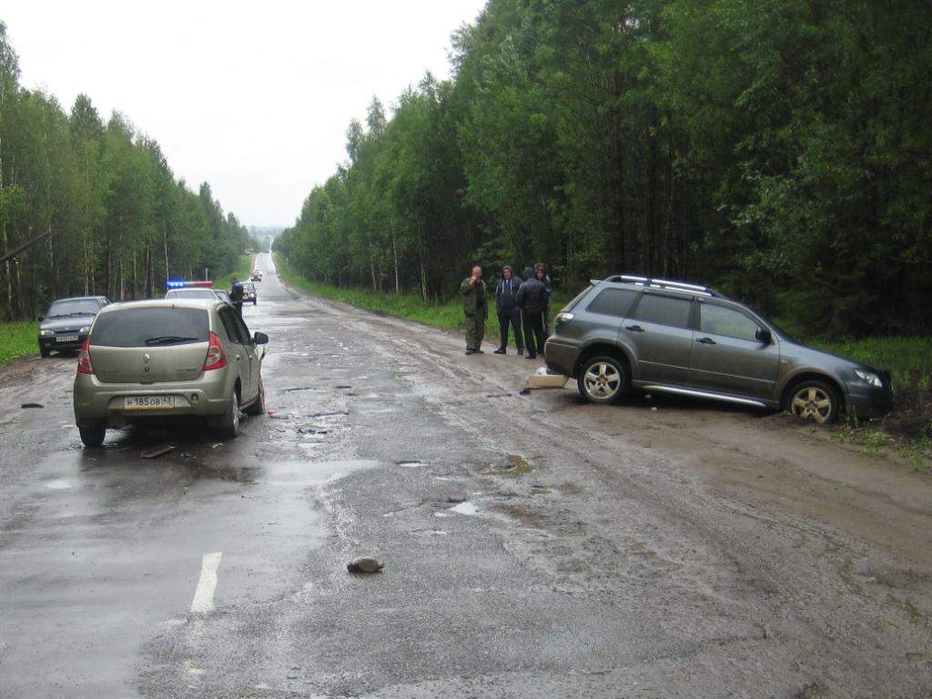 В Слободском районе столкнулись 