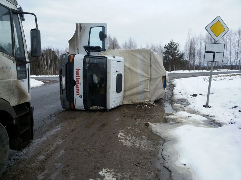 В Арбажском районе перевернулся 