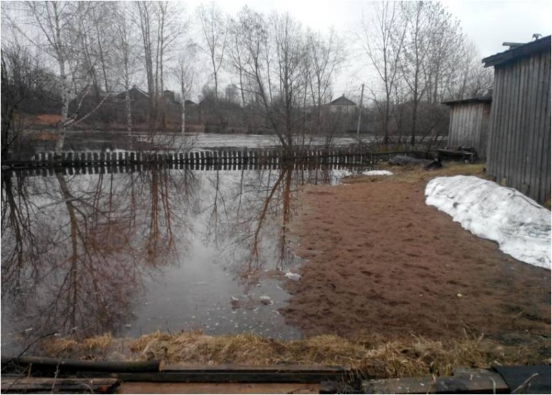 Большая вода пришла в Белохолуницкий район.