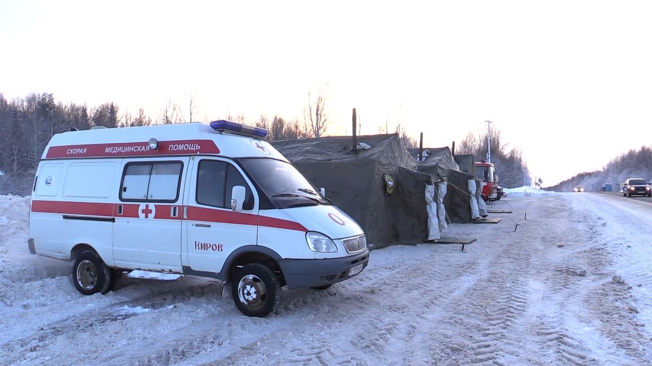 В Орловском районе поставили пункт обогрева МЧС (ФОТО) » ГТРК Вятка -  новости Кирова и Кировской области