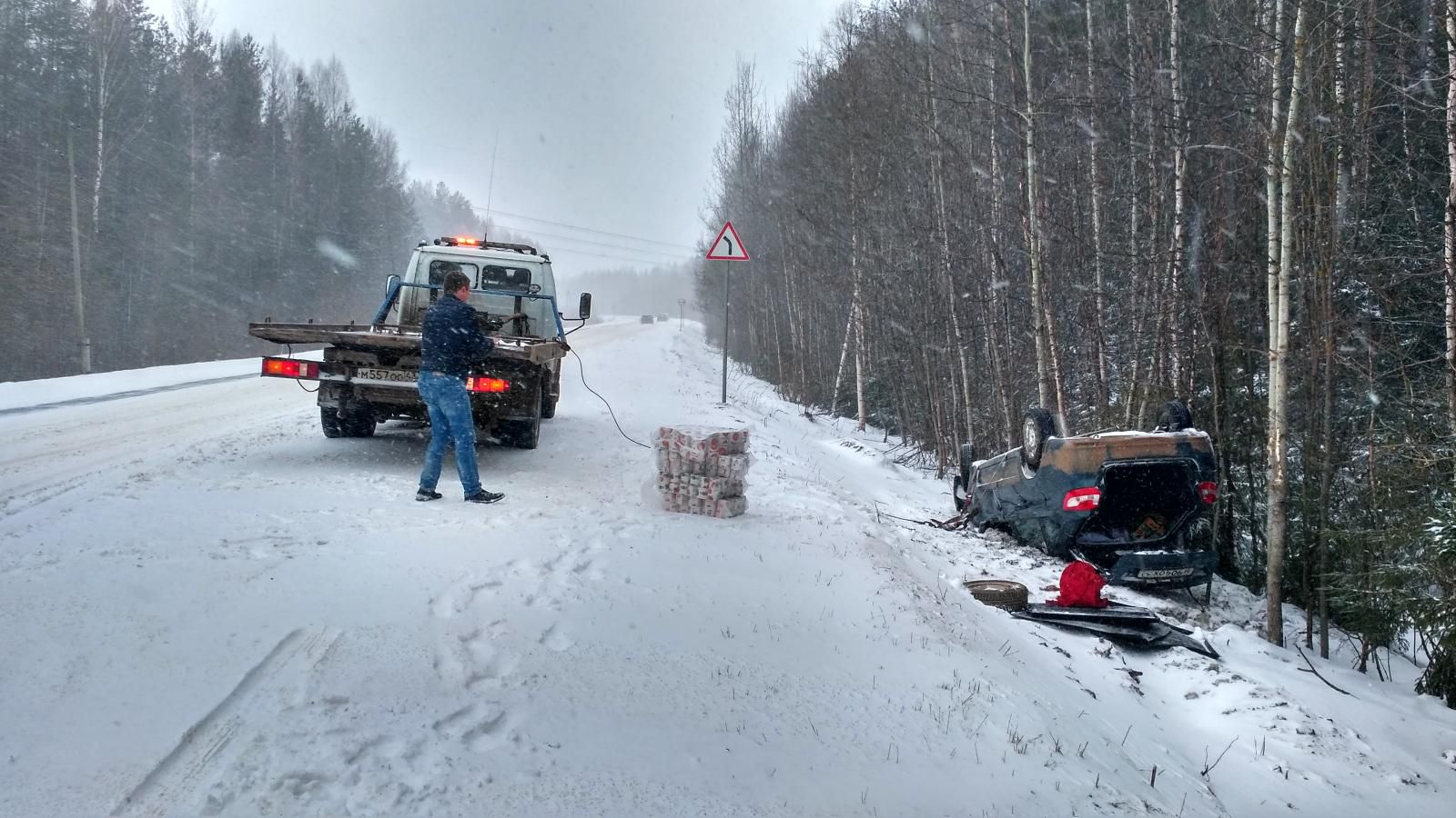 В Оричевском районе в кювет улетела 