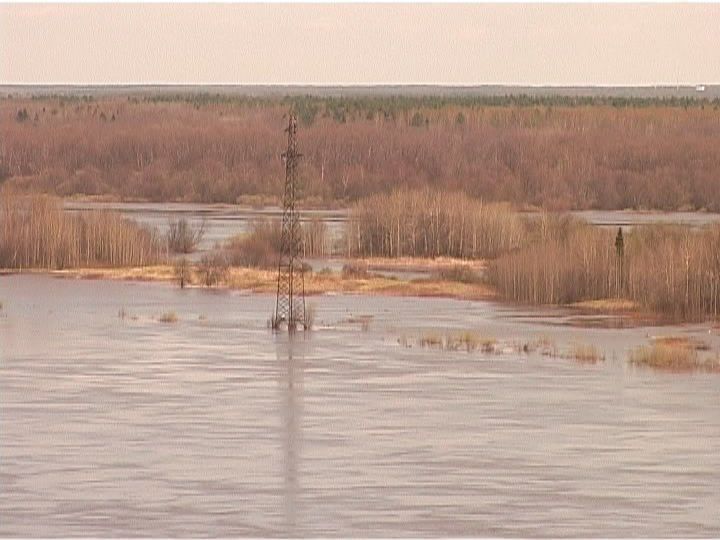 За сутки уровень воды в реке Вятке поднялся на 13 сантиметров.