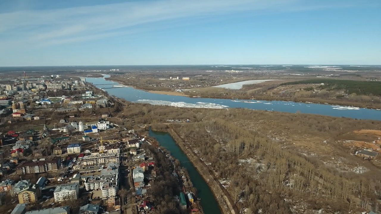 За сутки вода в Вятке «выросла» на 2 сантиметра