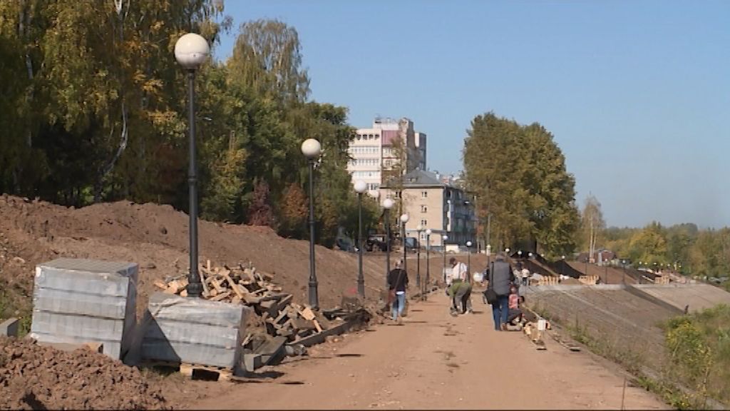 В Нововятске близка к завершению реконструкция набережной