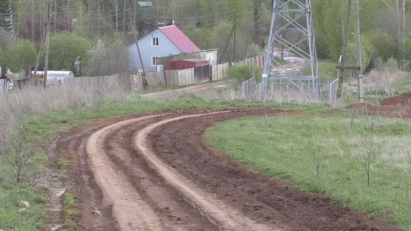 Грунтовку к д. Русское начнут ремонтировать в июле.