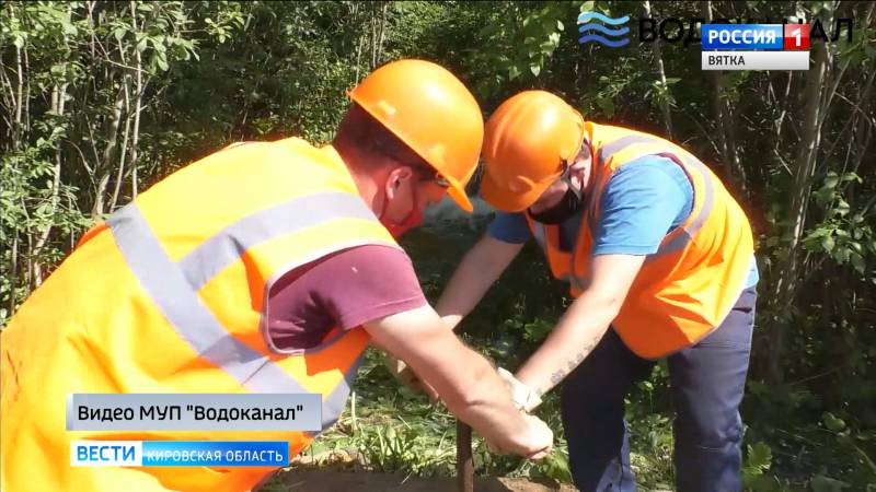 В Кирове промыли резервуары очистных сооружений водопровода