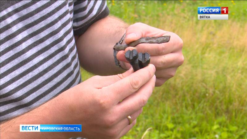 На нововятской набережной часто находят детали боеприпасов