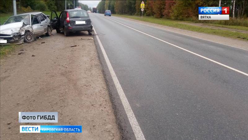 В Слободском районе произошло двойное ДТП с пострадавшими