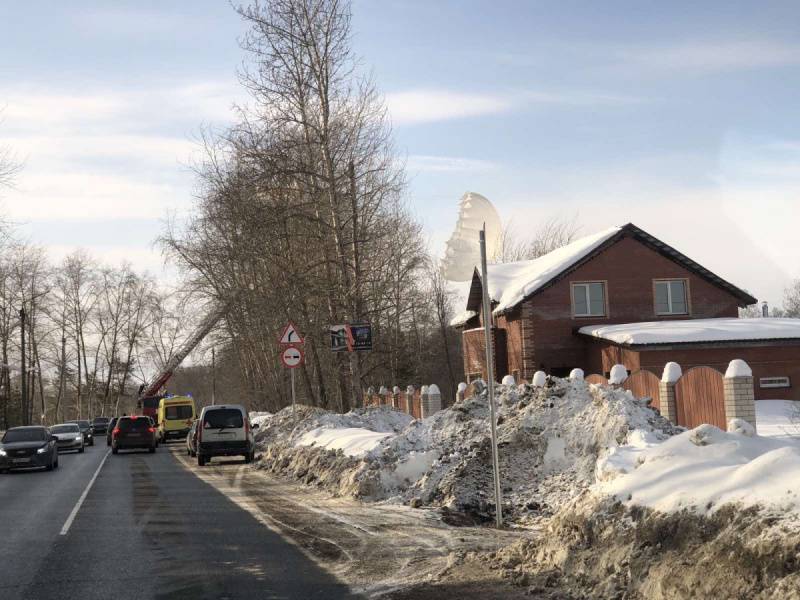 В Кирове спасли парашютиста, застрявшего на вершине дерева