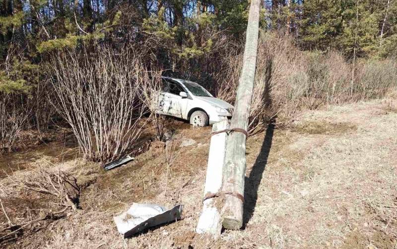 В Яранском районе из-за пьяного водителя пострадал пассажир иномарки