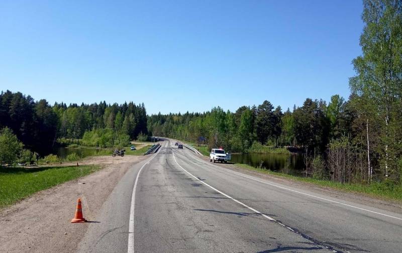 В Белохолуницком районе в ДТП пострадал мотоциклист