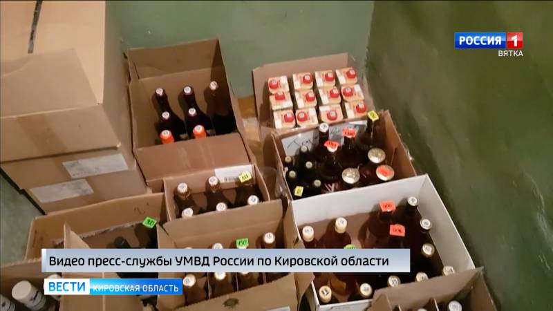 В Кирове полицейские изъяли более 200 литров алкогольной продукции