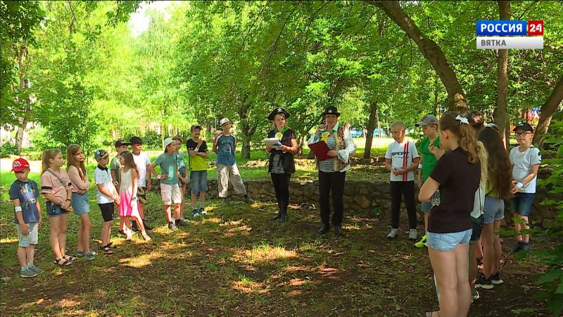 В Гагаринском парке кировские школьники искали клад