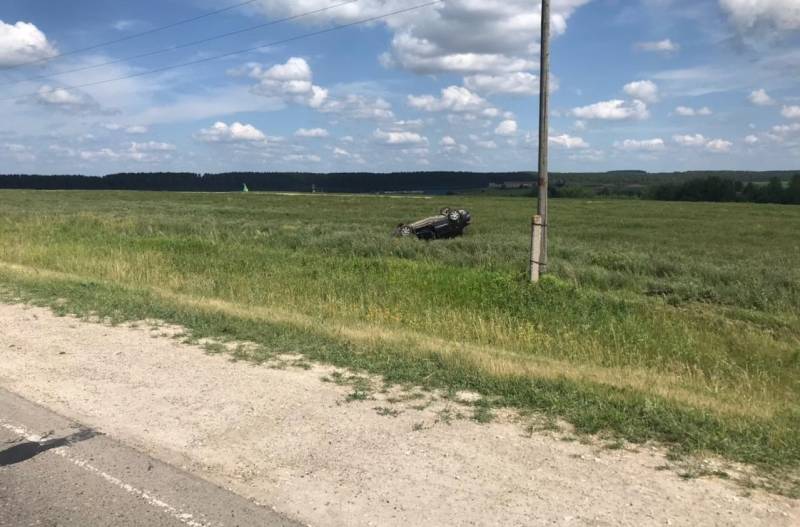 В Малмыжском районе опрокинулся автомобиль