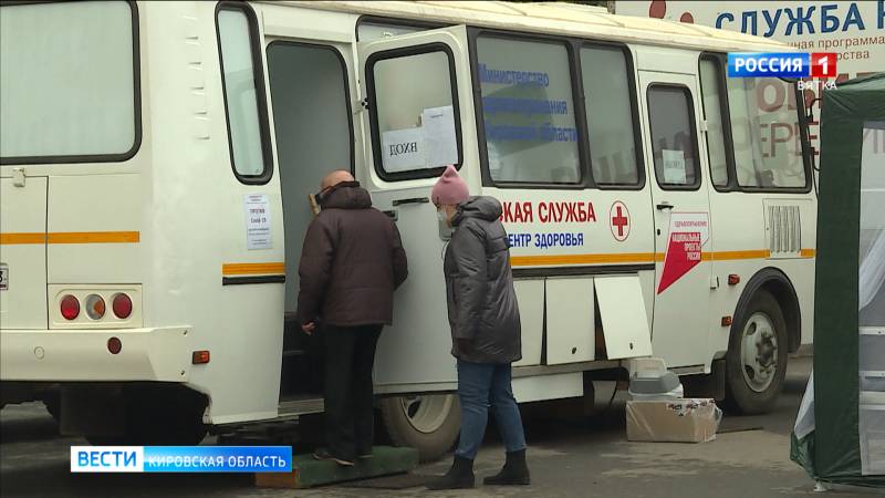 В Кирове прививочная кампания от гриппа идет в мобильных пунктах