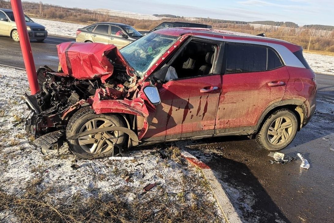 В Вятскополянском районе в ДТП пострадали два человека