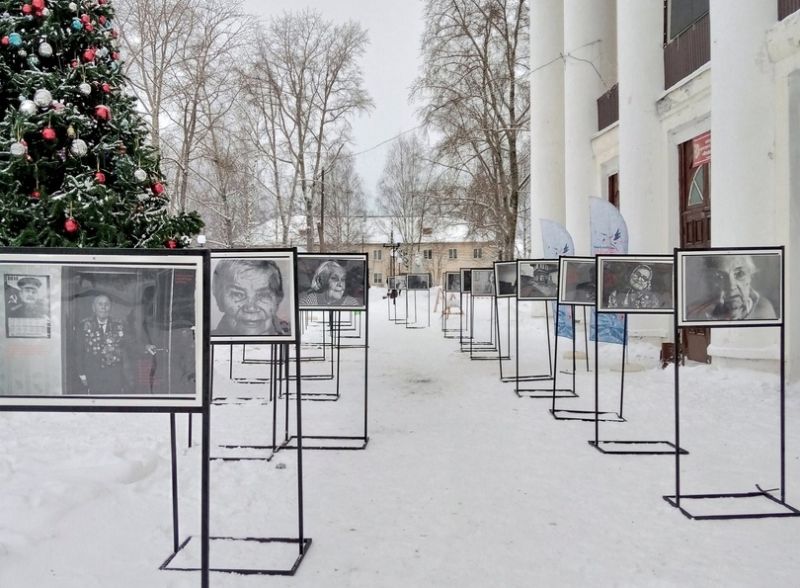 В Мурашах организовали фотовыставку под открытым небом «Последние свидетели войны»