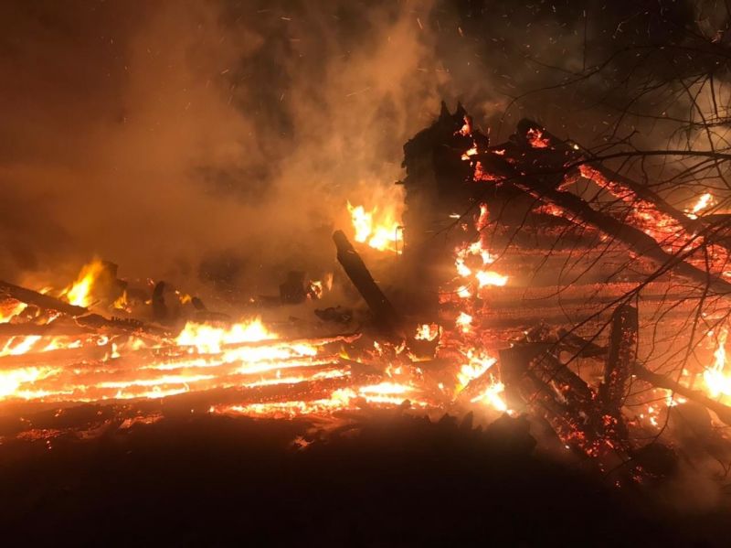 В Зуевском районе в пожаре погибли два человека