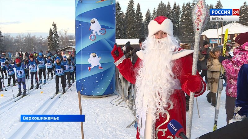 В Верхошижемье состоялась Новогодняя лыжная гонка