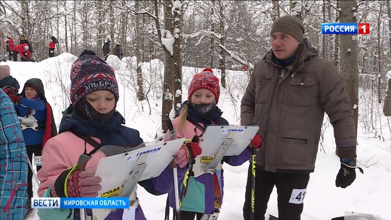 В Кирове прошел Чемпионат области по спортивному ориентированию на лыжах