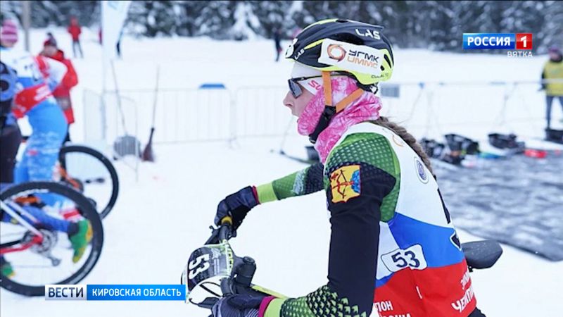 Кировская спортсменка победила на чемпионате России по зимнему триатлону