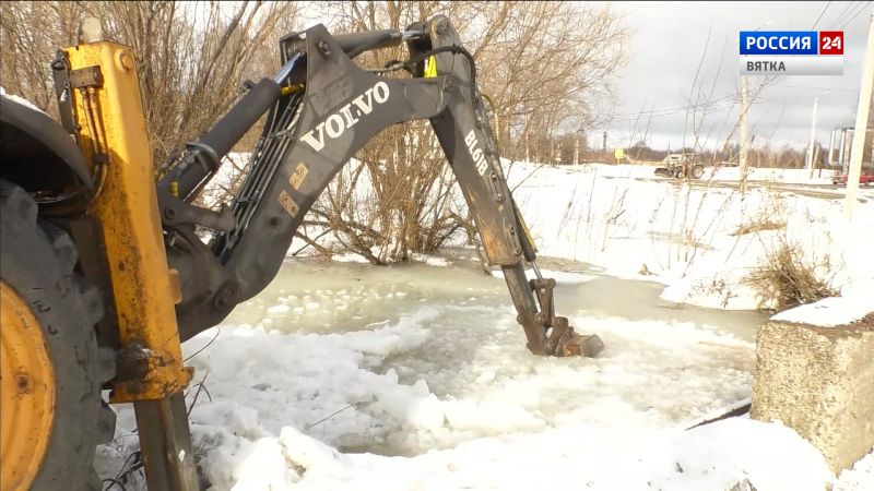 В Кировской области противопаводковые мероприятия выполнены на 40%