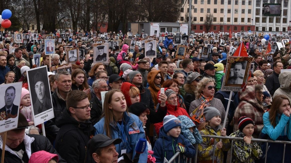 В колонне бессмертного полка