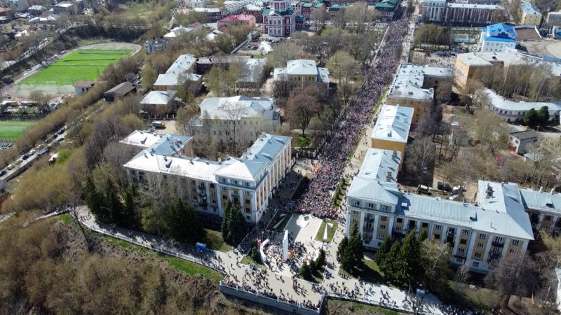 ГТРК «Вятка» подготовила съемку празднования Дня Победы с высоты птичьего полета