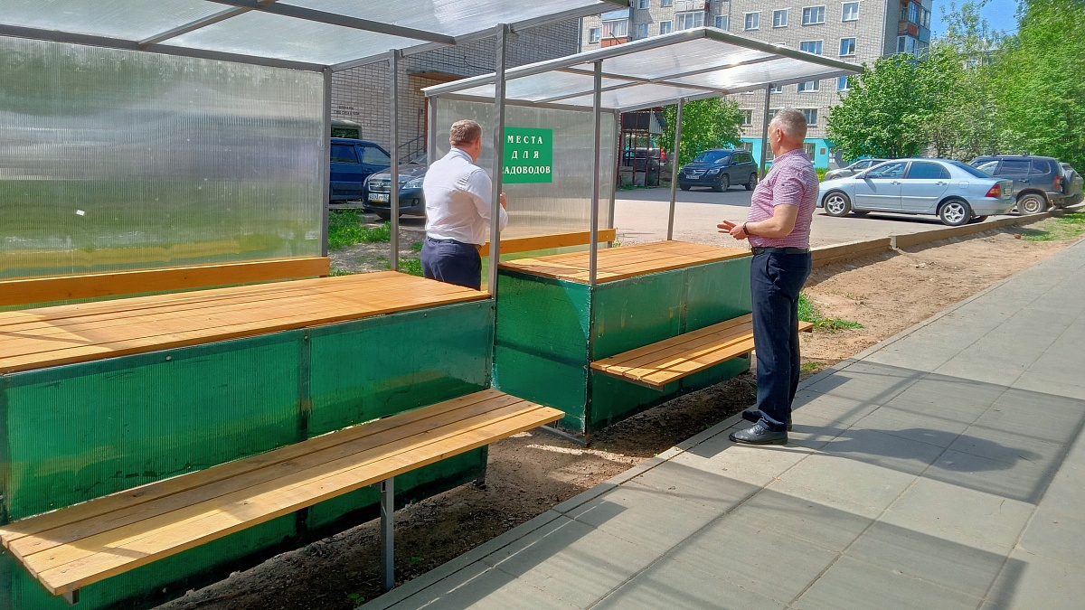 В Нововятке для торговли садоводов установили спецпавильоны » ГТРК Вятка -  новости Кирова и Кировской области