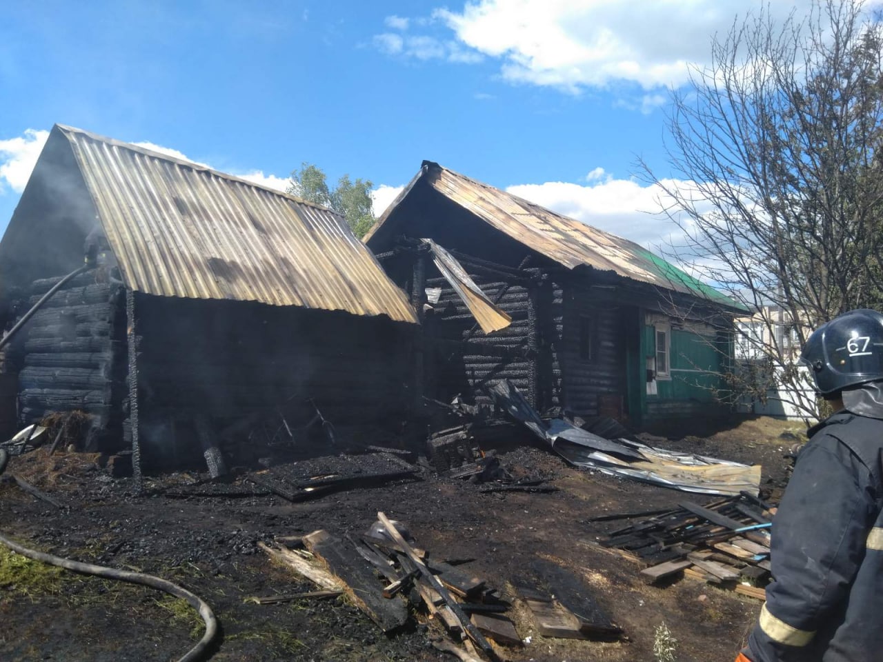 В поселке Медведок произошел пожар в частном доме » ГТРК Вятка - новости  Кирова и Кировской области