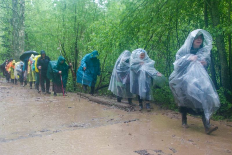 Погода подготовила испытания крестоходцам Великорецкого хода