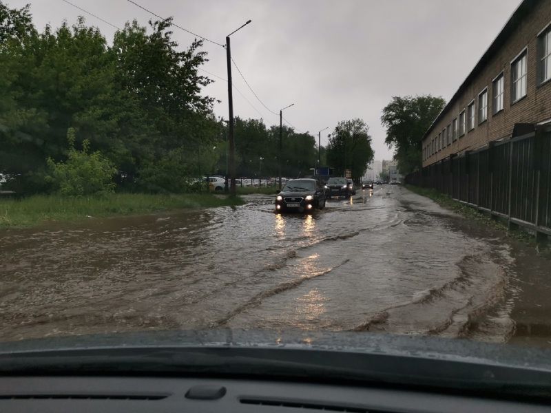 В Кирове в результате сильного ливня затопило несколько улиц