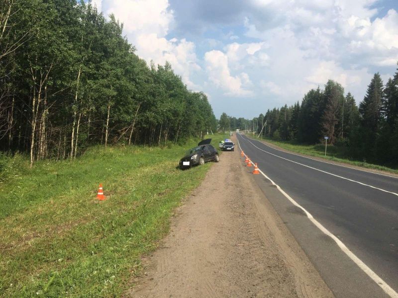 На трассе «Кострома – Киров – Пермь» в Слободском районе во вторник случились две аварии