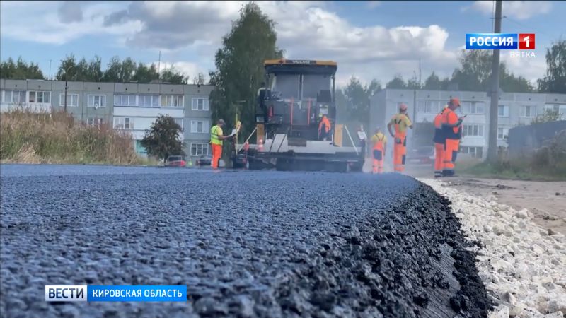 В Кировской области продолжается строительство дороги до Лузы