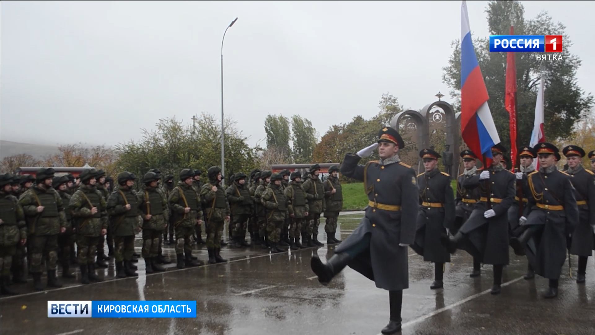 В Вольске прошел строевой смотр мобилизованных » ГТРК Вятка - новости  Кирова и Кировской области