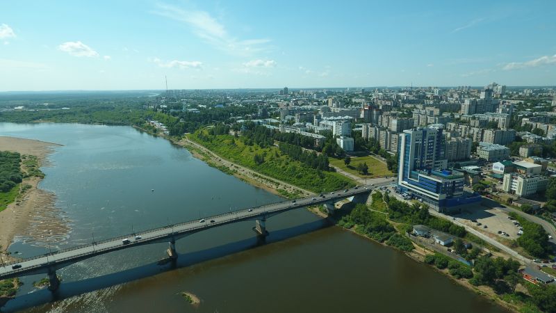 В Кирове может появиться скоростной канатный спуск через Вятку