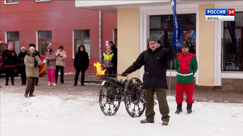 На Театральной площади Кирова прошли Студенческие игры