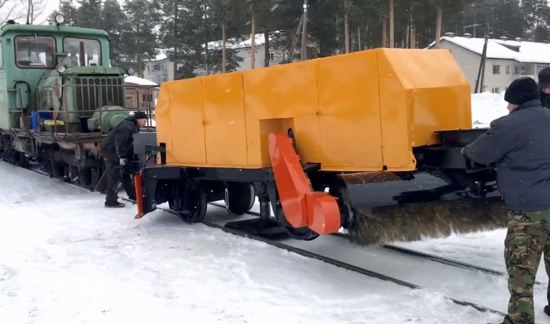 Кирово-Чепецкий музей железной дороги пустил по узкоколейке новый экспонат