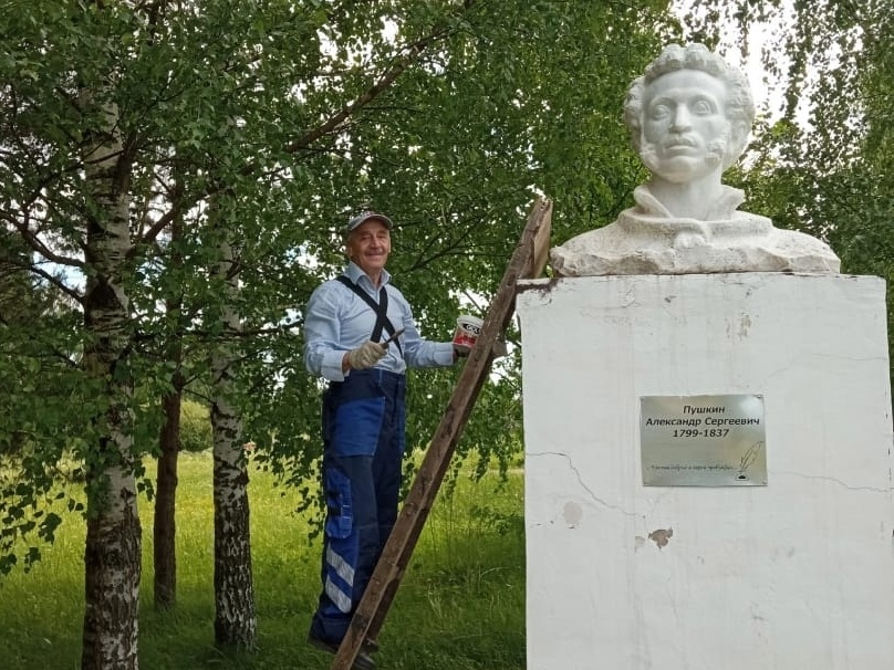 В Зуевском районе «поселился» Александр Сергеевич Пушкин