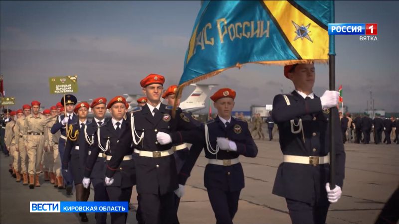 Юнармейцы из Белой Холуницы представляют Кировскую область на «Зарнице Поволжья»