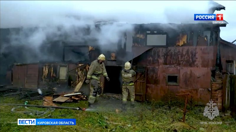 В посёлке Садаковском в пожаре погибли два человека