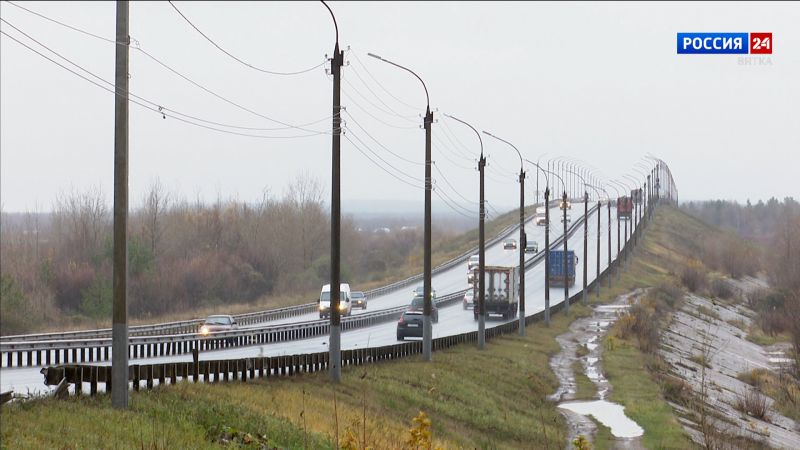 Новому мосту через Вятку в Кирове исполняется 25 лет