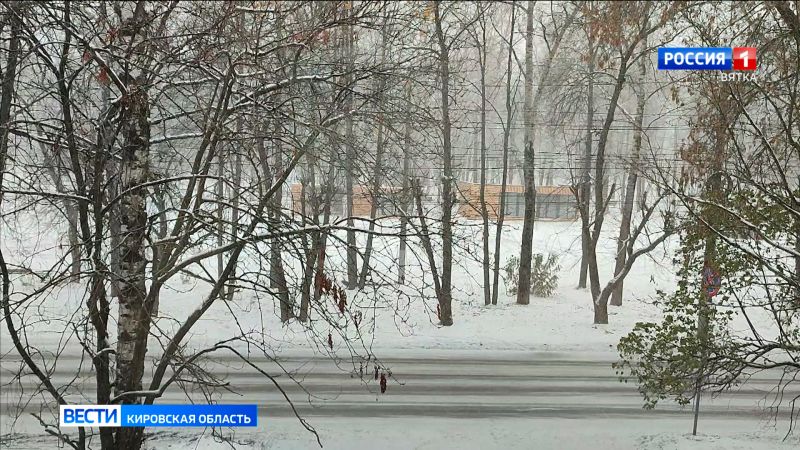 В Кировскую область пришли снегопады