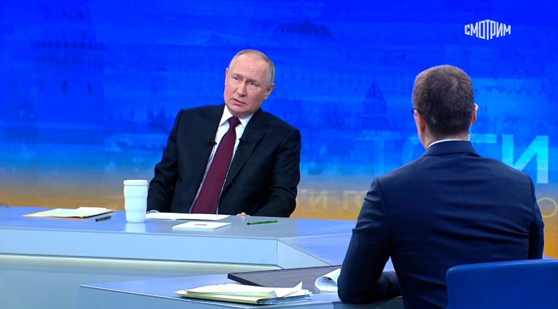 Владимир Путин: главная задача — обеспечение суверенитета страны