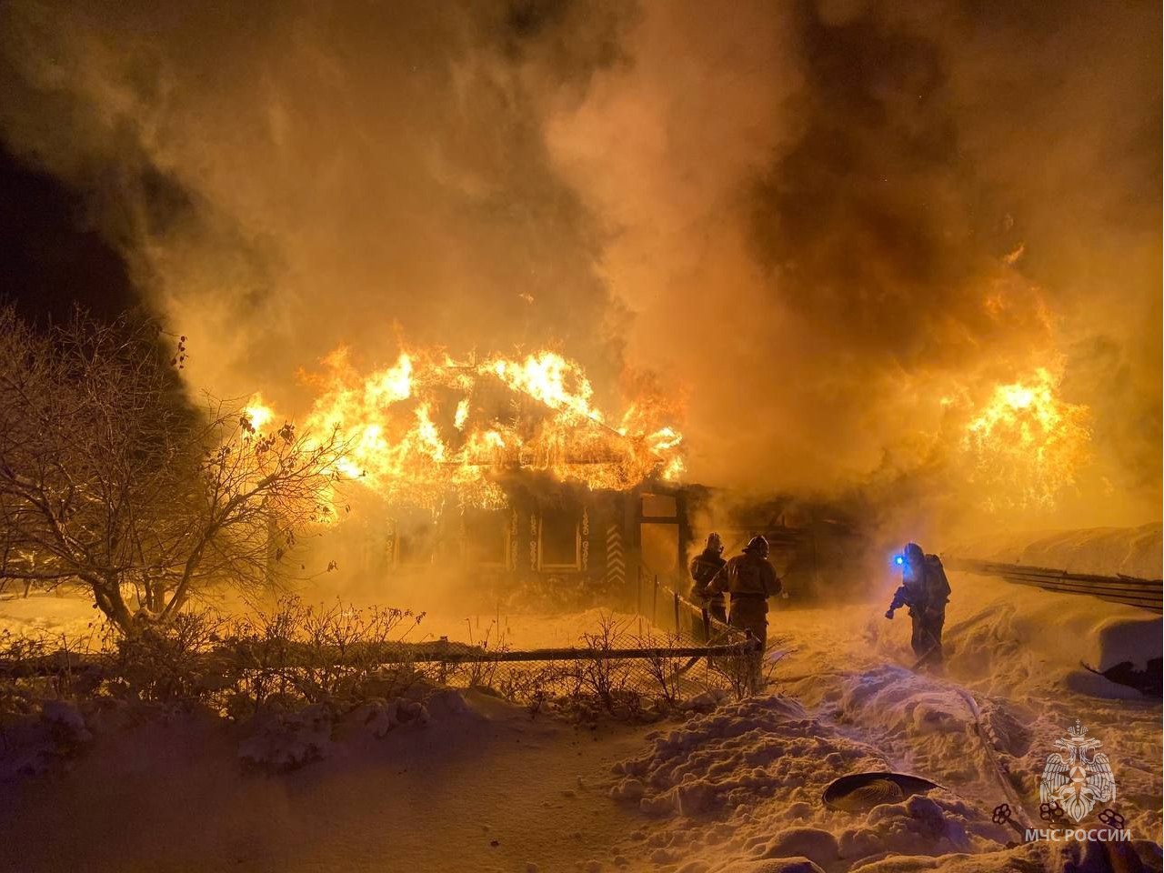 В новогодние каникулы в Кировской области произошло 42 пожара