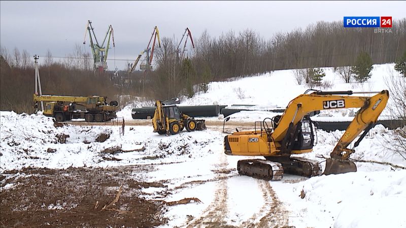 В Кирове капитально ремонтируют главный городской канализационный коллектор