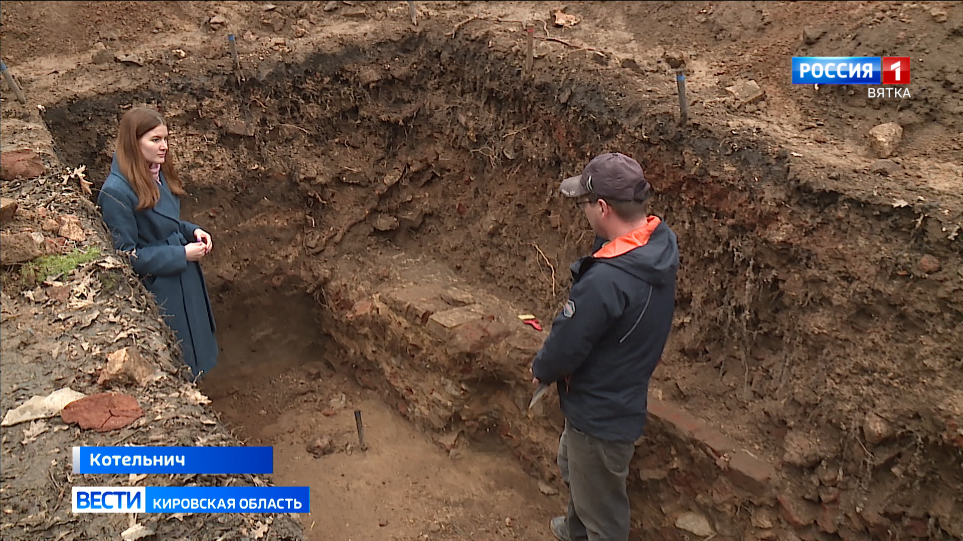 В Кировской области во время раскопок обнаружили фундамент Троицкого собора