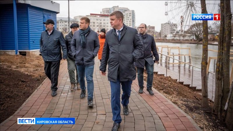 В парке имени Кирова проверили ход гарантийных работ