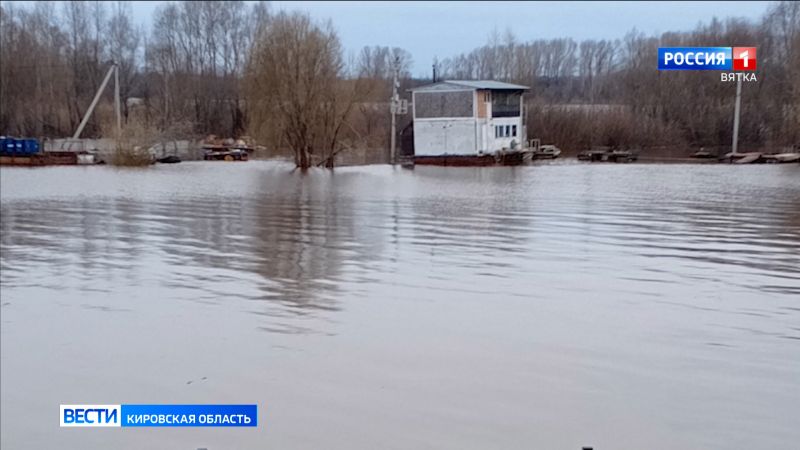 Уровень воды в Вятке продолжает расти